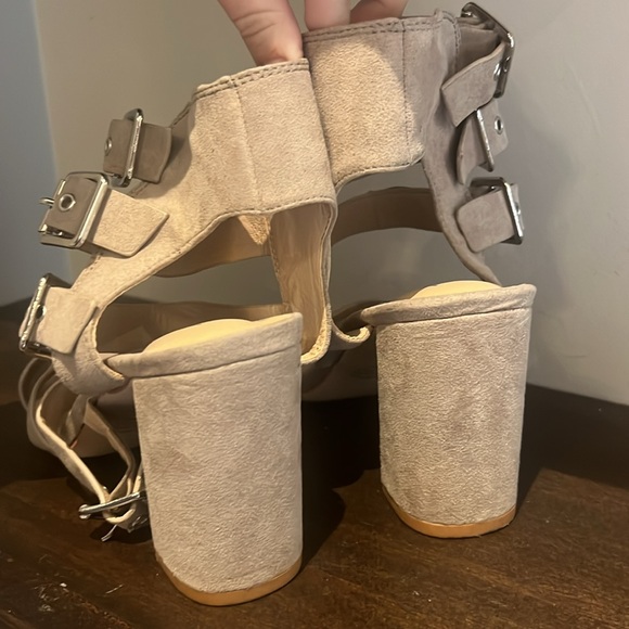 THERAPY Suede Strappy Sandals - Picture 4 of 6